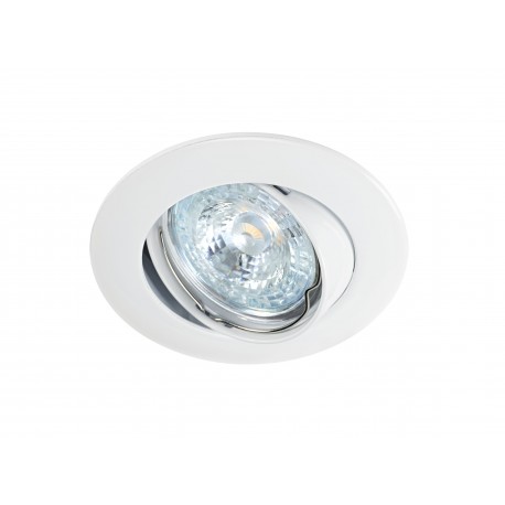 Spot encastré Aric - LUNAR-230 CX - 230V - 50W - GU10 - basculant - sans lampe - Blanc
