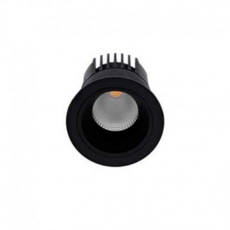 Spot rond fixe noir MOWI RD Indigo - 6W - 3000K - 295Lm - Ø55mm