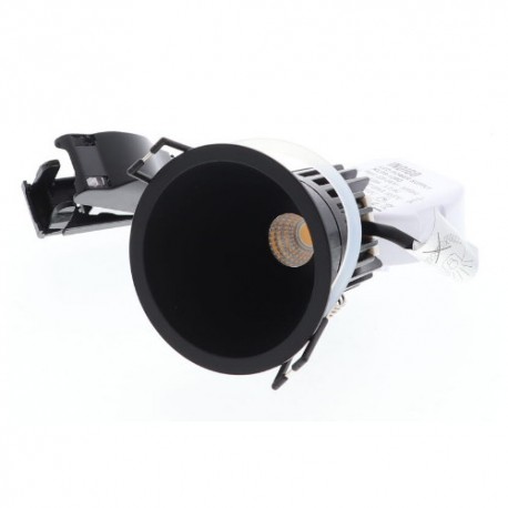 Spot noir encastré SWEET RD Indigo - 4000K - 430Lm - 8W - Ø68