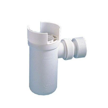 Siphon cliquetable Comap - avec bague déflecteur - à visser - 1'