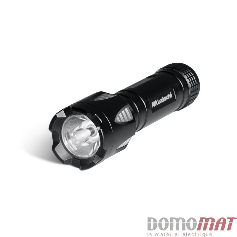 Lampe de poche à DEL rechargeable étanche MAXIMUM, 600 lumens, piles  comprises, noir