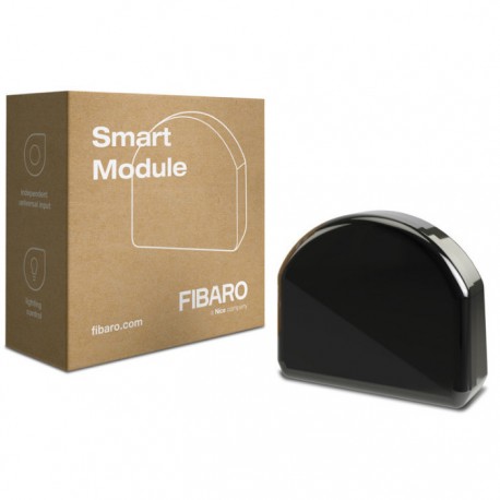 Micromodule Fibaro Smart Module - Z-Wave - Noir