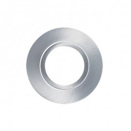 Collerette ronde pour spot encastré LED'Up Universal Europole - Alu brossé - Orientable