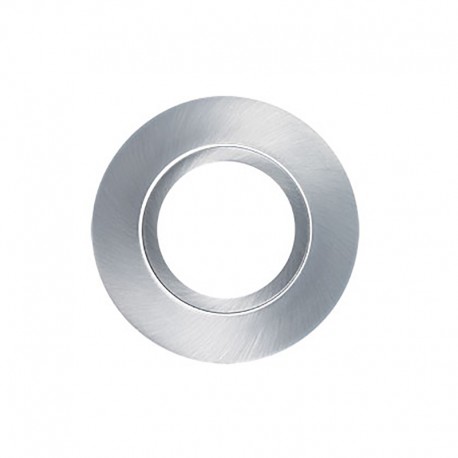 Collerette ronde pour spot encastré LED'Up Universal Europole - Alu brossé - Orientable