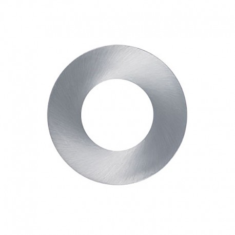 Collerette ronde pour spot encastré LED'Up Universal Europole - Alu brossé - Fixe