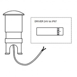 Alimentation pour LED encastrable KANE Faro - 3W - 220/240V - Variable