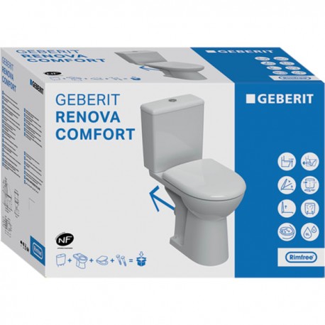Culot complet + joint Geberit