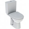 Pack WC à poser Geberit Renova - Rimfree - Sortie horizontale - 37x67cm - Blanc