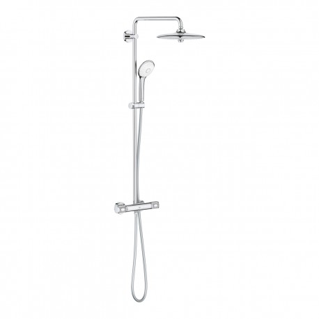 Colonne de douche Euphoria 260 - Avec mitigeur thermostatique - Chrome - Gamme Professionnelle