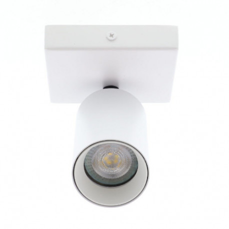 Spot en saillie blanc NOLY GU10 Indigo - 13W - IP20 - Rond orientable