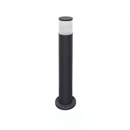 Borne extérieure MINO P E27 Indigo - 26W - IP44 - 650Lm - Anthracite