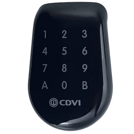 Mini centrale autonome double technologie CDVI - Code et Badge - Noir