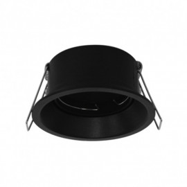 Support de spot rotatif encastrable BBC Miidex - Orientable - Rond - ∅ 85mm - IP20 - Noir