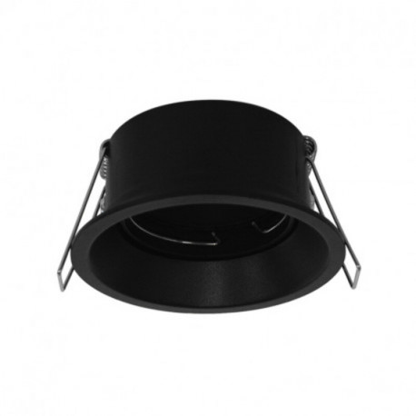 Support de spot rotatif encastrable BBC Miidex - Orientable - Rond - ∅ 85mm - IP20 - Noir