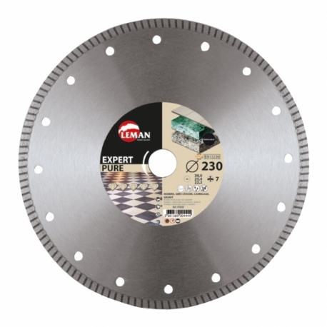 Disque diamant Leman SA - jante continue - grès cérame - ø200mm
