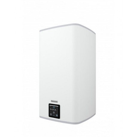 Chauffe-eau électrique connecté Linéo - 2400W - Carré vertical mural - 120L - 4 à 6 personnes - Blanc