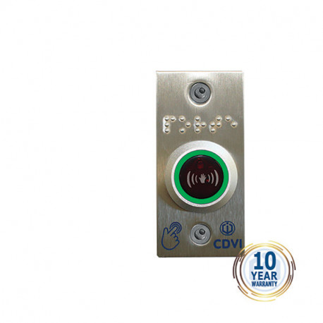 Commande infrarouge sur plaque braille CDVI