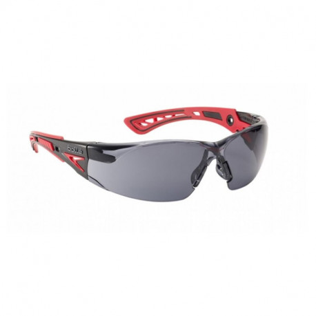 Lunettes de protection Rush Plus Bizline - Anti-glisse - Anti-rayures - Protection EN166 - Fumées