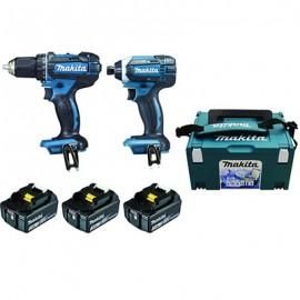 Coffret perceuse et visseuse Makita - 18V - 3Ah - 3 batteries - Avec glacière