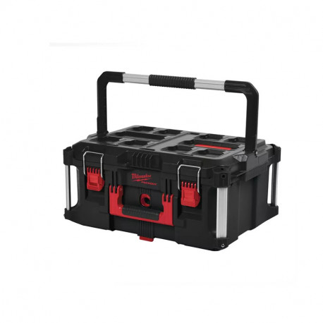 Caisse à outils Packout Box Milwaukee - stockage modulaire - IP 65 - Noir et rouge