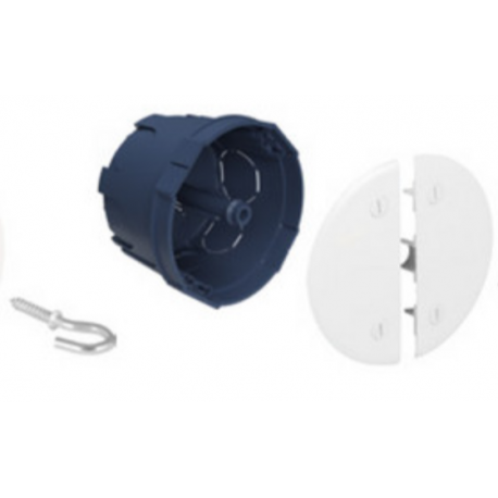 Boite de centre pour maçonnerie Eur'Ohm - Ø 65mm - non DCL - avec piton