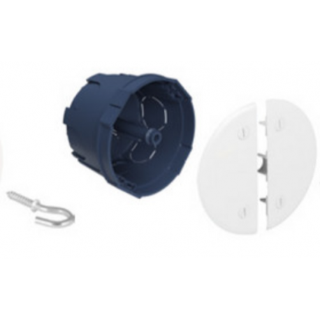 Boite de centre pour maçonnerie Eur'Ohm - Ø 65mm - non DCL - avec piton