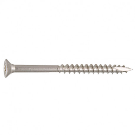 Lot de 200 vis terrasse Viswood - Tête Réduite Torx Inox A2 - Simple filet - 5 x 60/36 mm
