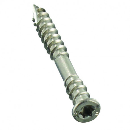 Lot de 200 vis terrasse Viswood - Tête Réduite Torx Inox A2 - Double filet - 5 x 50 mm