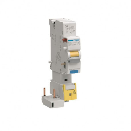 Bloc différentiel Hager - 1P+N - 40A - 30mA - Type AC