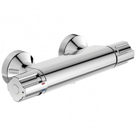 Mitigeur thermostatique douche Olyos Clinic Porcher - Spécial choc thermique -Chrome