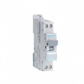 Disjoncteur Hager- 1P+N - 40A - 6-10kA - Type C