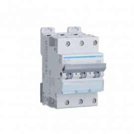 Disjoncteur Hager - 3P - 10A - 6-10kA - Type C