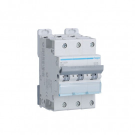 Disjoncteur Hager - 3P - 20A - 6-10kA - Type C