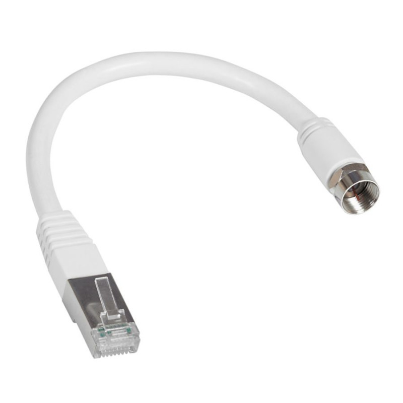 Cordon coaxial RS PRO, / Femelle, 152mm, Avec connecteur, Noir ( Prix