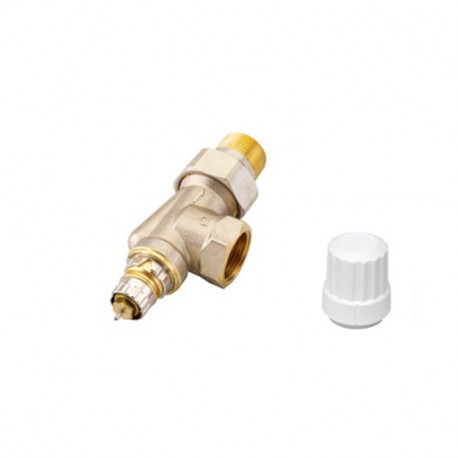 Corps de robinet à Kv Danfoss - ø3/4 - Réglable - Équerre inversée - RA-IN20