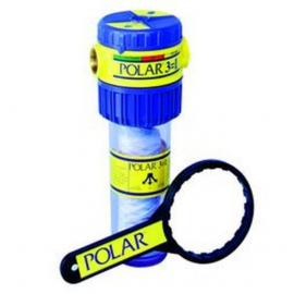 Filtre anticalcaire 3 en 1 Polar - A induction magnétique - 2000l/h - 3/4” - 10 bar - Avec cartouche et clé