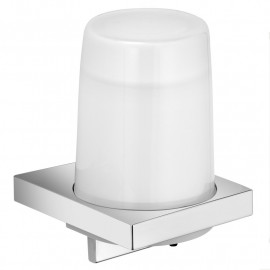 Distributeur de savon Édition 11 Keuco  - 180ml - Pompe en verre cristal - Avec support