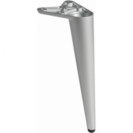 Pied de meuble haut ajustable Série 220 de Mafos - Rond - Incliné - 200mm - Zamak Gris