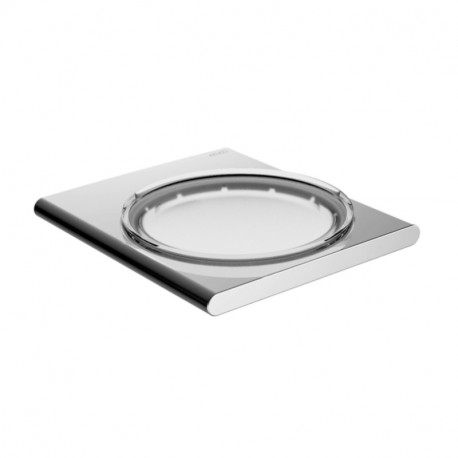 Porte-savon chromé Édition 400 Keuco - Avec coupe en verre cristal