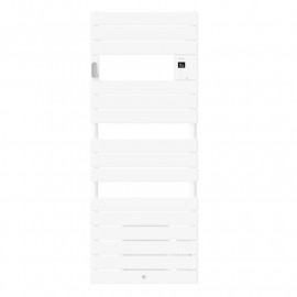 Radiateur sèche-serviettes électrique Riviera 2 - 750W - Blanc satin