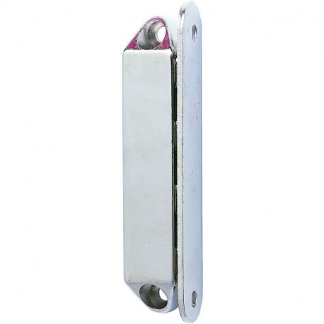 Loqueteau magnétique Super Polair Hettich - Force 8kg - 85x16x16mm - Zamak - Chromé