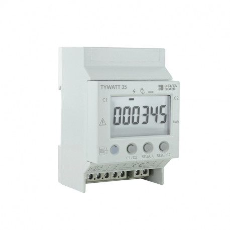 Capteur modulaire de consommations électriques TYWATT 35 Delta Dore