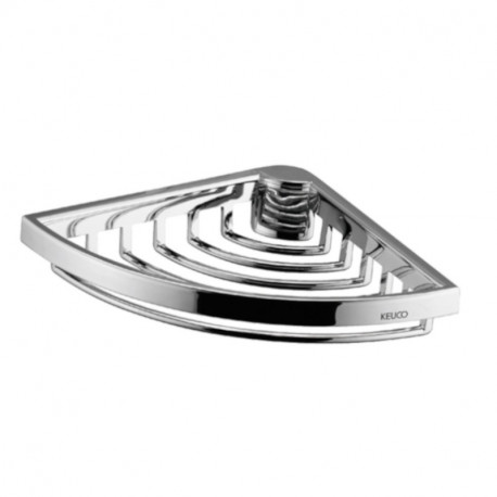 Panier de douche d'angle filaires Keuco - Aluminium/zinc - Chromé