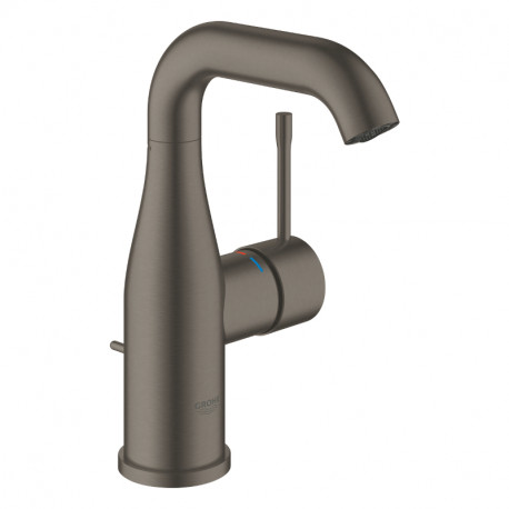 Mitigeur lavabo Essence Grohe - Monocommande - Taille M - Hard Graphite brossé - Gamme Professionnelle
