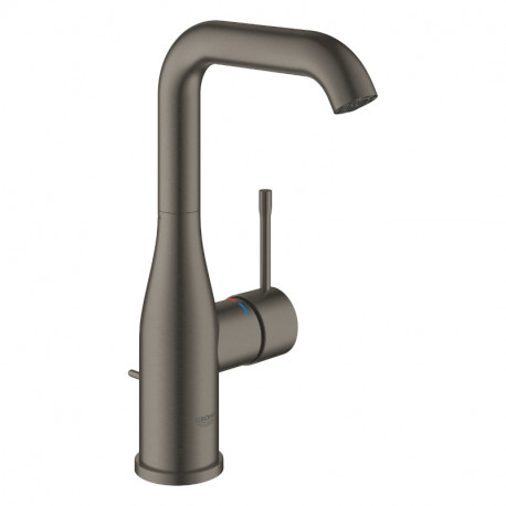 Mitigeur lavabo Essence Grohe - Monocommande - Taille L - Hard graphite brossé - Gamme Professionnelle