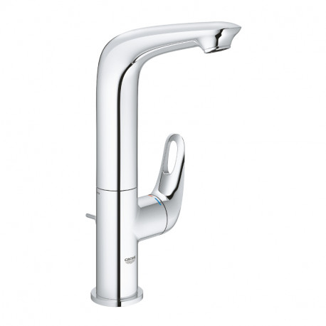 Mitigeur lavabo Eurostyle Grohe - Monocommande - Taille L - Chrome - Gamme Professionnelle