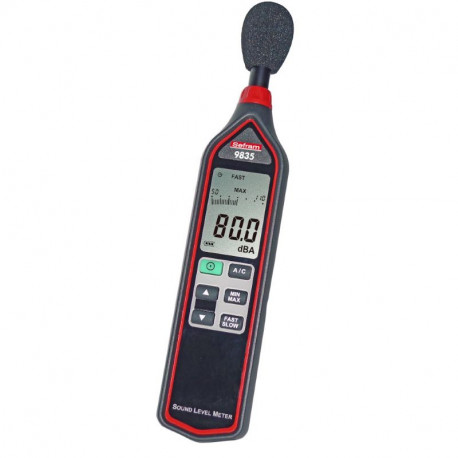 Sonomètre numérique portable enregistreur Sefram - 30 à 130dB - Affichage LCD