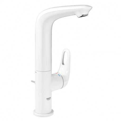 Mitigeur lavabo Eurostyle Grohe - Monocommande - Taille L - Blanc - Gamme Professionnelle