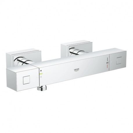 Mitigeur thermostatique douche Grotherm Cube Grohe - Chrome - Gamme Professionnelle