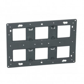Support pour fixation - 2 x 3 postes